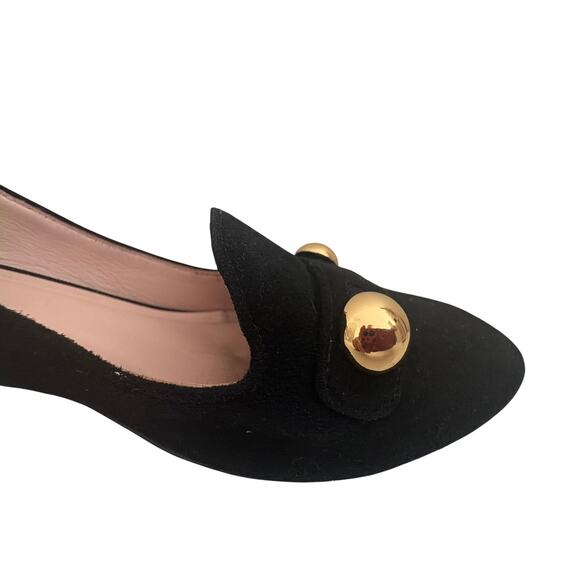 kate spade | Shoes | Kate Spade Ny Beverly Block Heel | Poshmark Kate Spade NY Middleton Suede Block Heel Pumps Gold Buttons Preppy Old Money